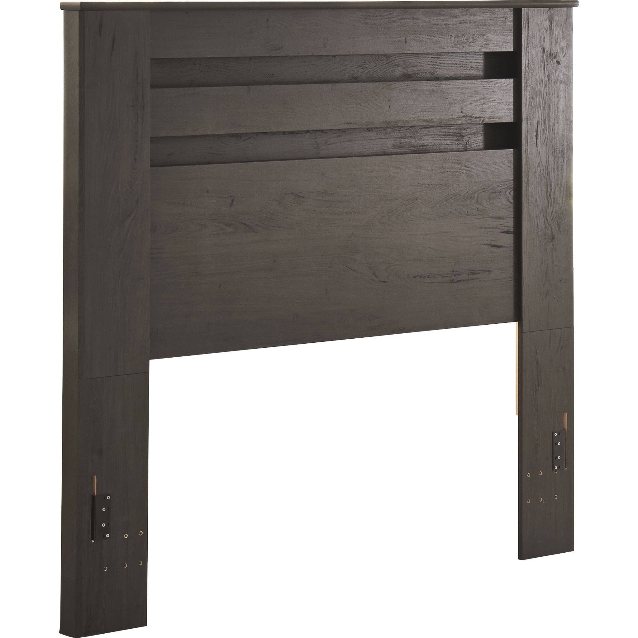 Brinxton Full Panel Upholstered Headboard - Charcoal Grey Fabric Bed Frame for Master Bedroom & Guest Room Decor