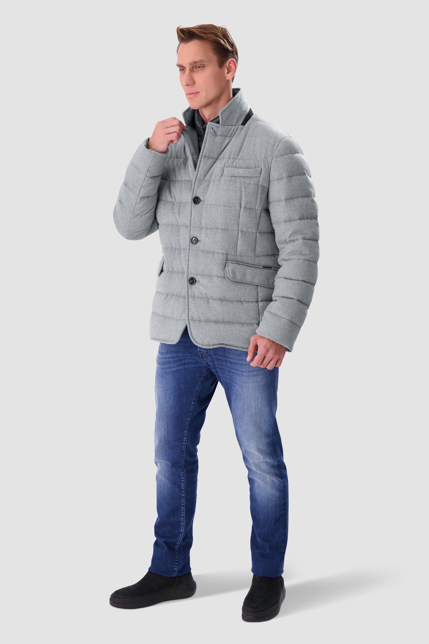 Premium Moorer Grey NOMOS LS9 Jacket - Lightweight Waterproof Windbreaker for Men & Women - Perfect for Hiking, Camping & Outdoor Adventures