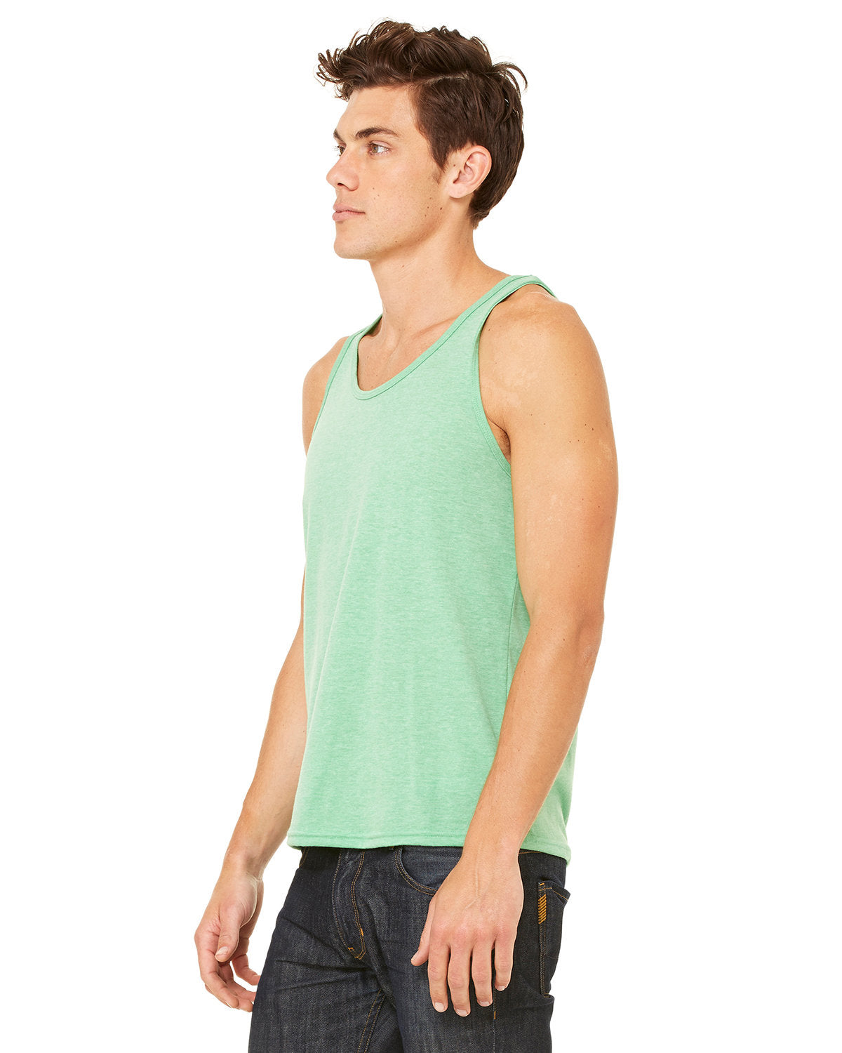 Bella + Canvas 3480 Unisex Jersey Tank Top - Soft Cotton Spaghetti Strap Sleeveless Shirt for Men & Women - Perfect for Gym, Yoga, Summer Outfits and Layering