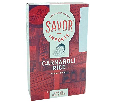 Premium Carnaroli Rice 2.2 lbs - Authentic Italian Arborio Rice for Risotto, Vacuum Sealed for Freshness - Perfect for Gourmet Cooking, Italian Cuisine & Special Occasions