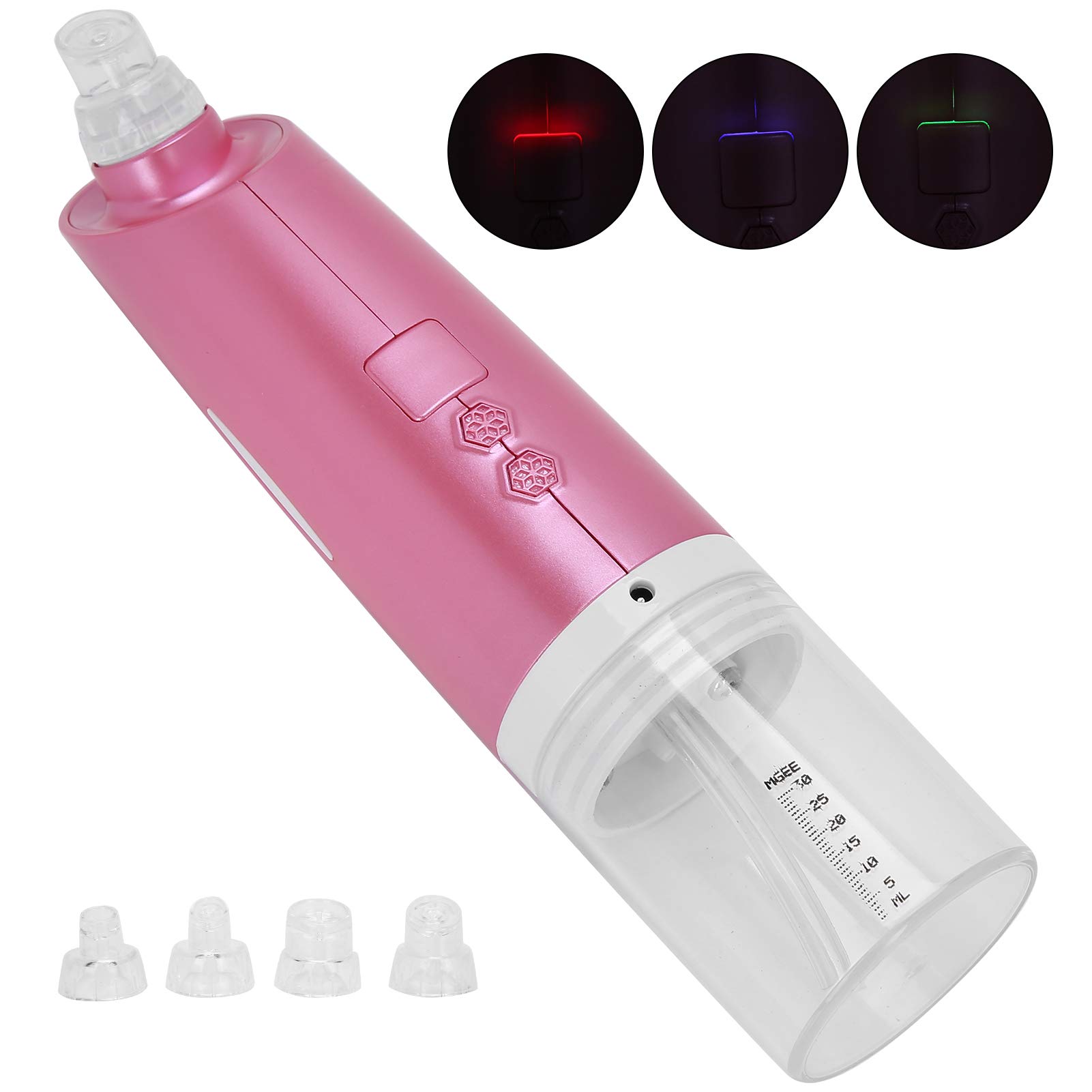 Blackhead Remover Vacuum with Intelligent Temperature Control & USB Charging - Pore Cleaner for Deep Cleansing, Shrinking Pores & Skin Care (Pink) | Perfect for Home Spa, Travel & Daily Facial Care Routine