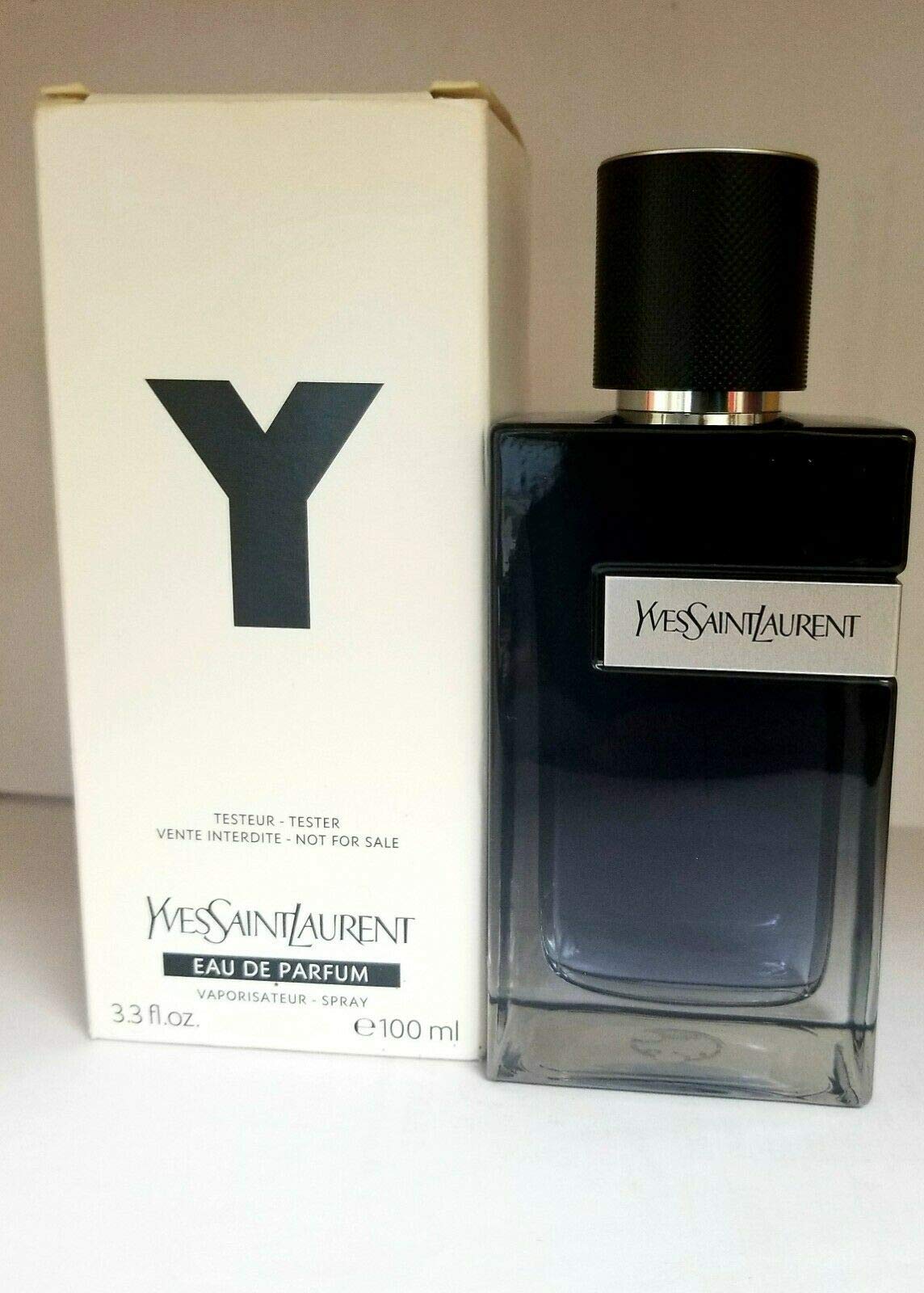 Yves Saint Laurent Y Eau De Parfum for Men - 3.4 Fl Oz (100ml) Tester | Fresh & Woody Fragrance | Perfect for Daily Wear, Date Nights & Special Occasions