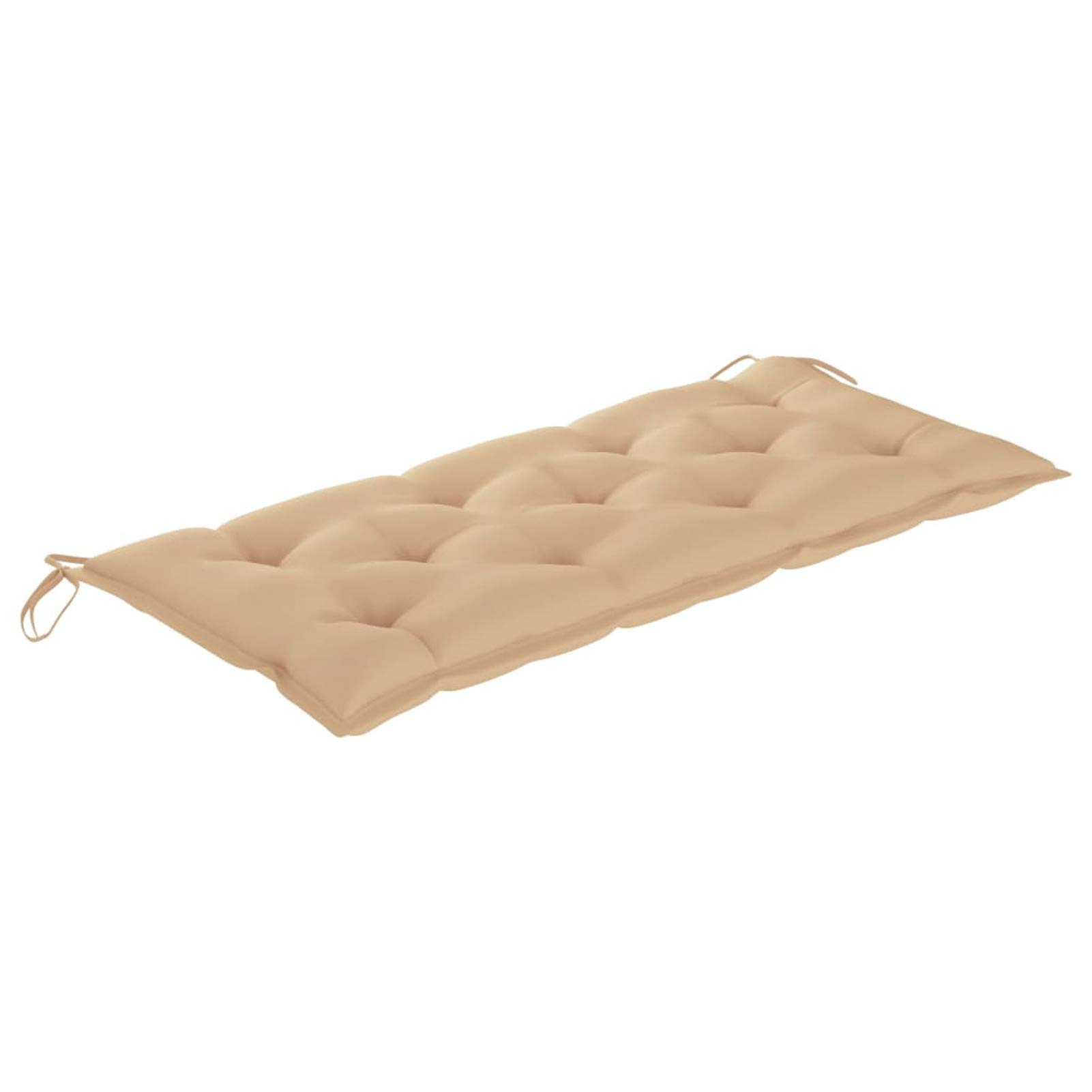 Premium Outdoor Swing Chair Cushion - Soft Polyester Fabric Garden Hammock & Bench Seat Pad - Water-Resistant Beige Cushion 47.2
