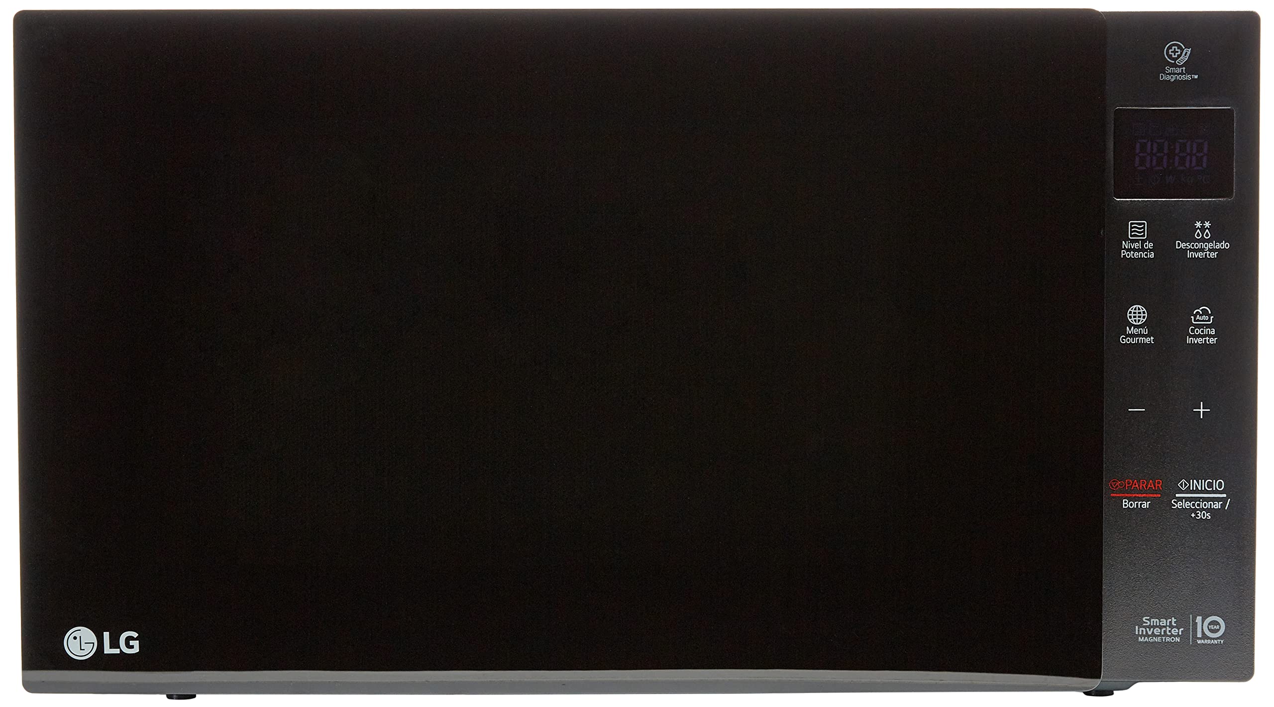 LG MS-1536GIS 1.5 Cu. Ft. Countertop Microwave Oven - Black | Compact Space-Saving Design | Perfect for Small Kitchens, Dorms & Offices