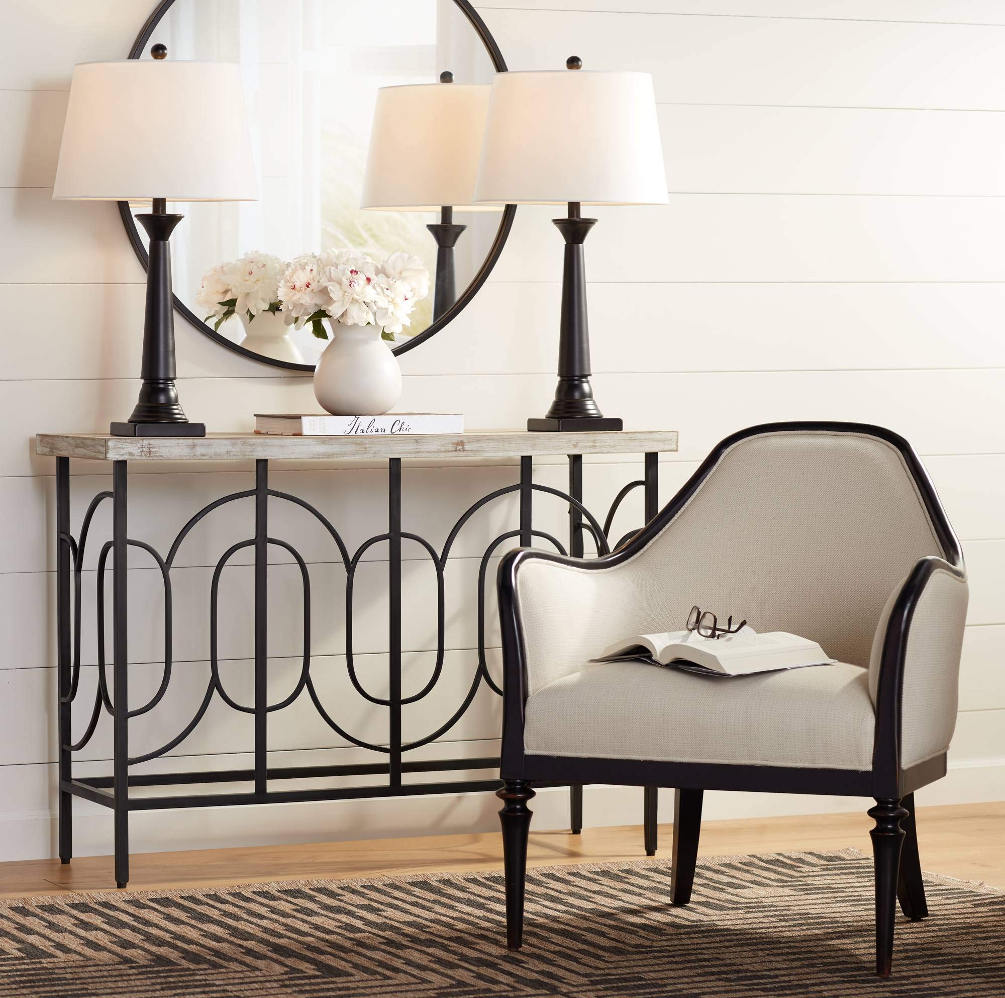 360 Lighting Dolbey Rustic Farmhouse Table Lamps Set of 2 - 28