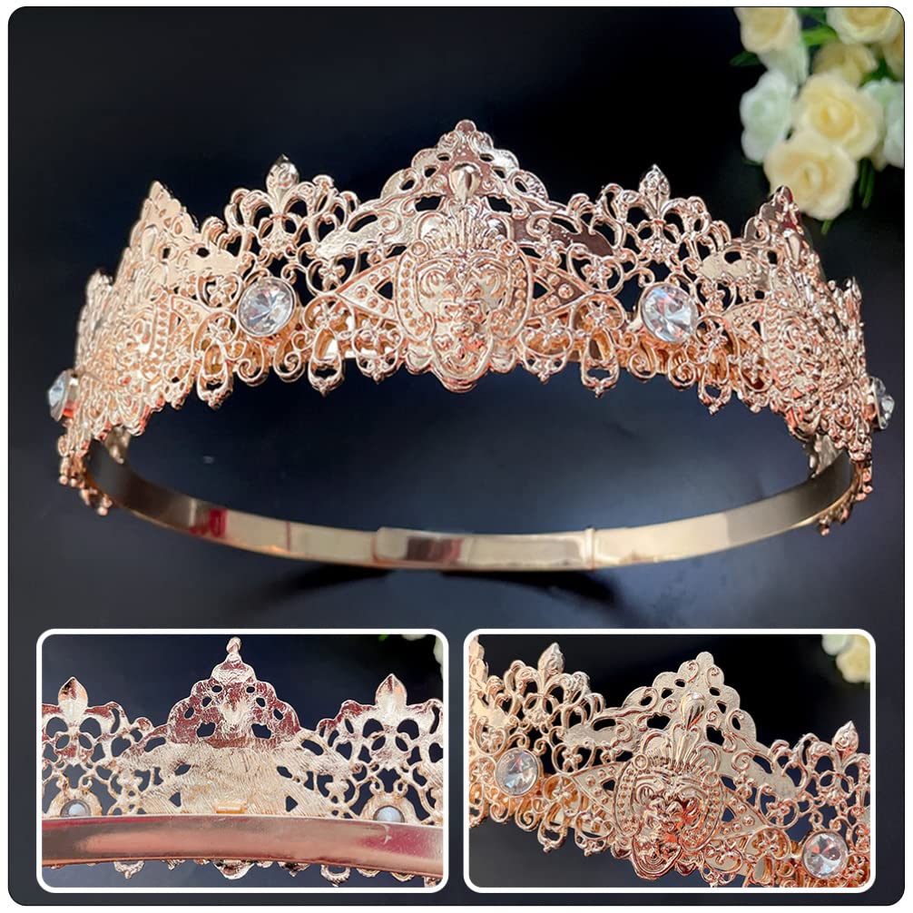 Handcrafted Rhinestone Tiara Crown - Elegant Bridal Hair Accessory for Weddings, Prom & Special Events | Zinc Alloy Hair Ornament with Delicate Design