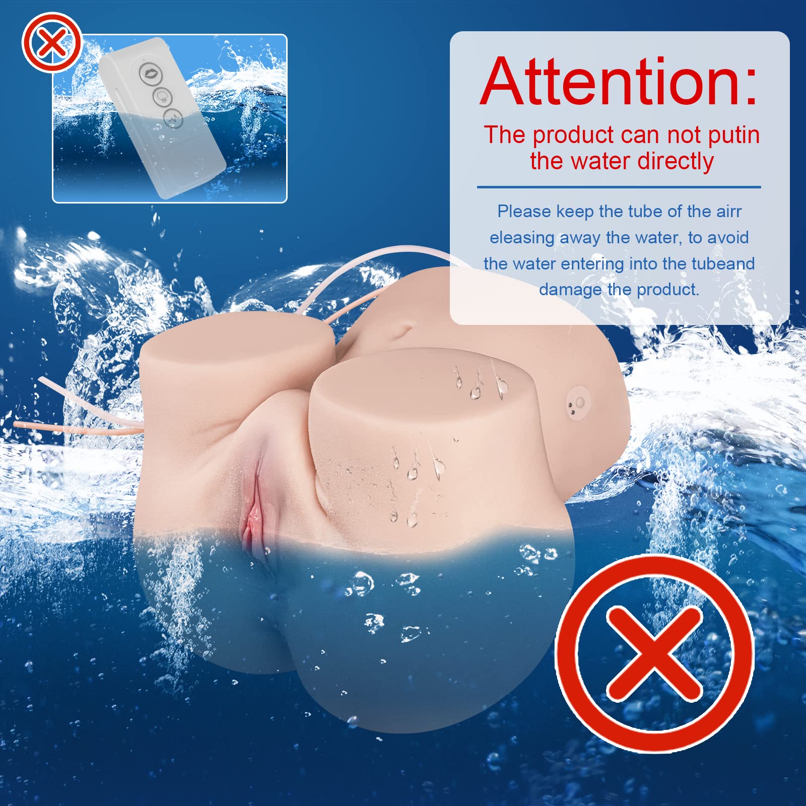 Realistic Automatic Male Masturbator - Lifelike Vaginal & Tight Anal Canal with 5 Sucking & 5 Vibration Modes, Self-Cleaning Feature, 24.3LB Full-Size Blowjob Sex Toy for Men - Perfect for Solo Pleasure & Discreet Adult Entertainment at Home