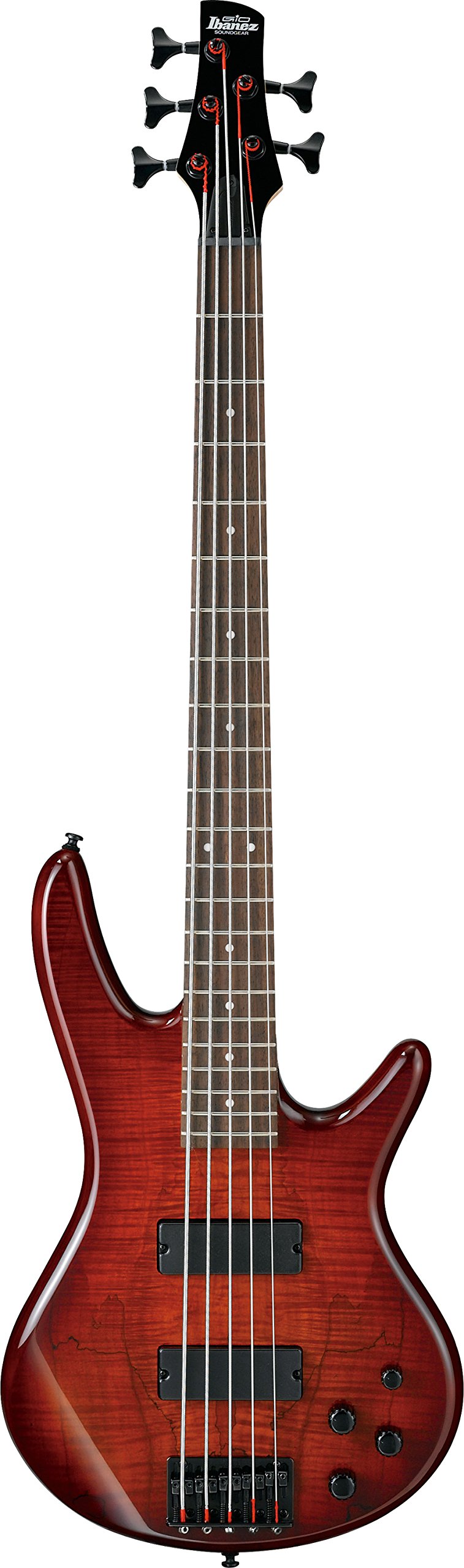 Ibanez GSR205SMCNB 5-String Bass Guitar Right-Handed Brown - Perfect for Live Performances, Studio Recording & Rock Music