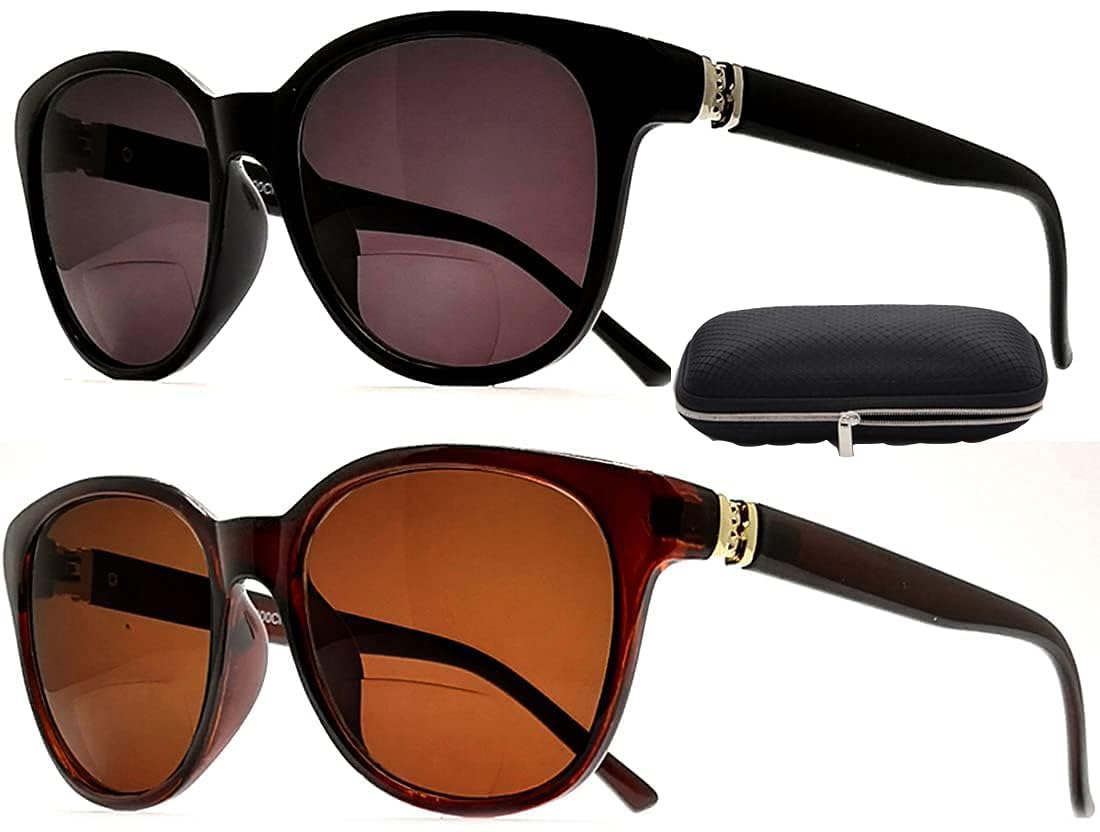 Bifocal Sunglasses for Women - Fashion Reading Glasses for Outdoor & Reading