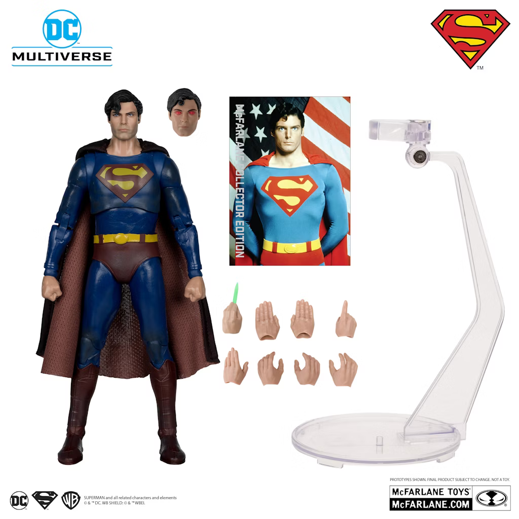 Superman Action Figure - DC Multiverse Collector's Edition (Platinum) | Movie-Inspired Collectible Toy for Display & Play | Perfect for DC Fans, Gift Giving & Home Decor