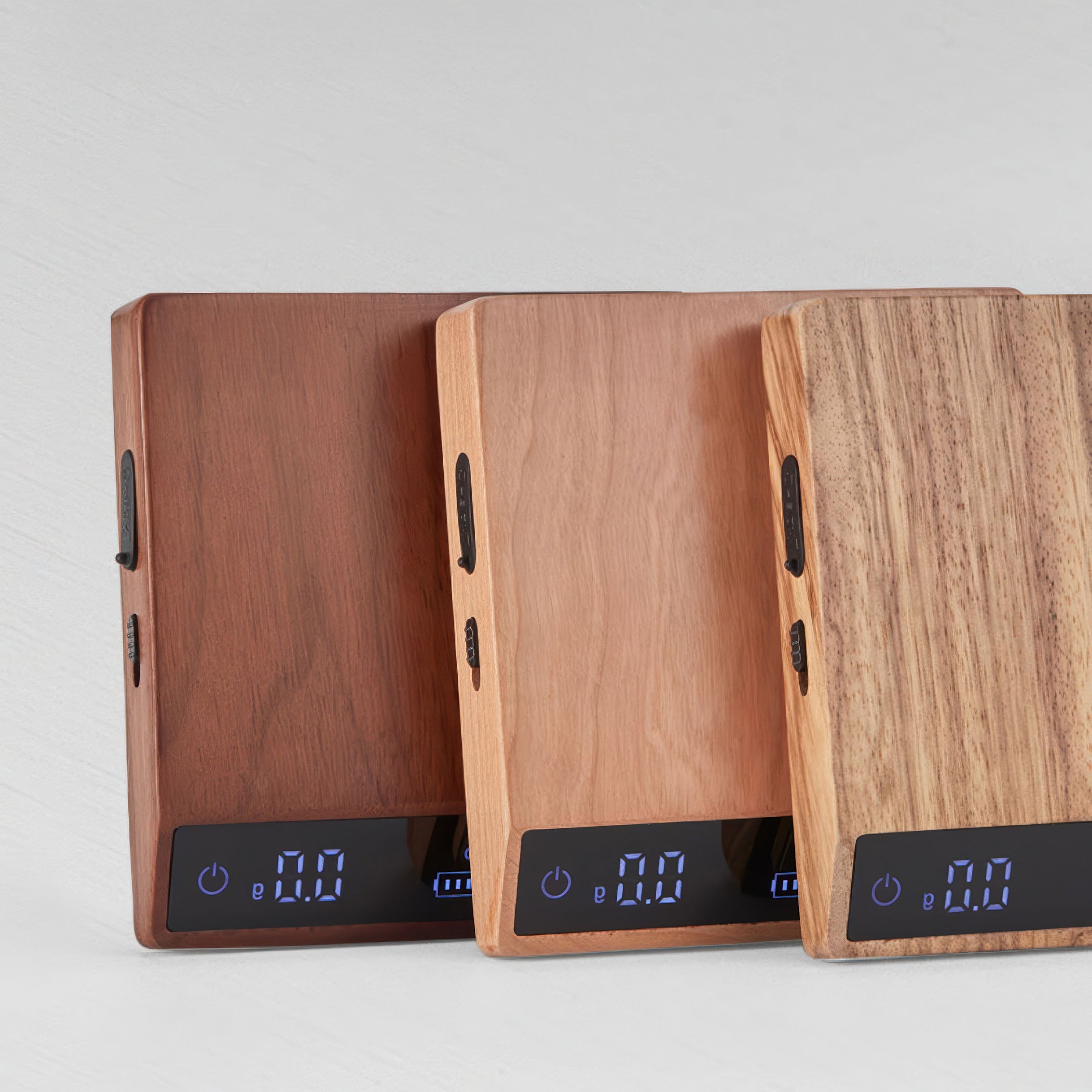 Precision Brew Walnut Digital Coffee Scale with Timer - Accurate Espresso & Pour Over Scale for Specialty Coffee, Home Barista & Coffee Shops