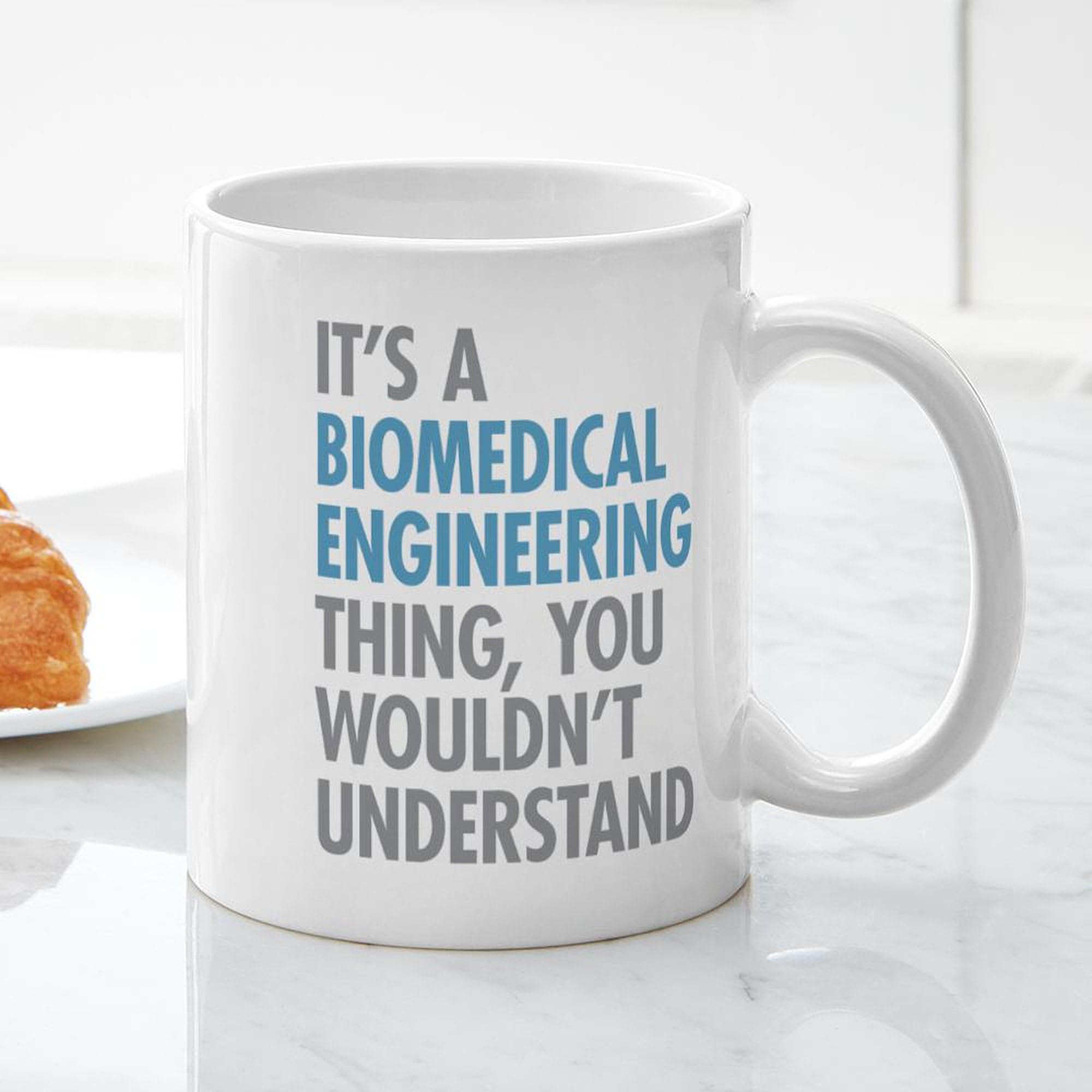 Biomedical Engineering Coffee Mug - 11 oz (325 ml) Ceramic Cup for Hot & Cold Drinks - Perfect Gift for Engineers, Scientists & Students - Ideal for Office, Lab & Home Use