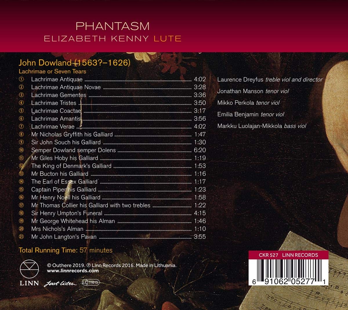 Lachrimae or Seven Tears - Renaissance Lute Music for Meditation, Relaxation & Historical Reenactment