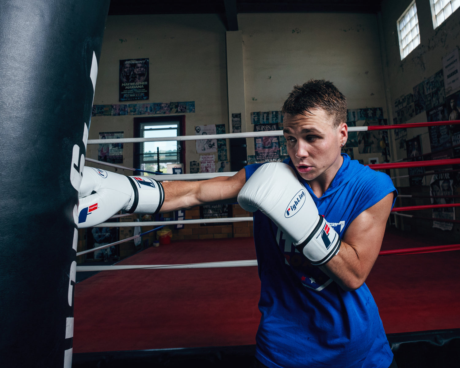 Fighting Fury Professional Training Boxing Gloves for Men & Women - Premium Leather MMA Sparring Gloves for Kickboxing, Muay Thai, Heavy Bag Workouts & Gym Training