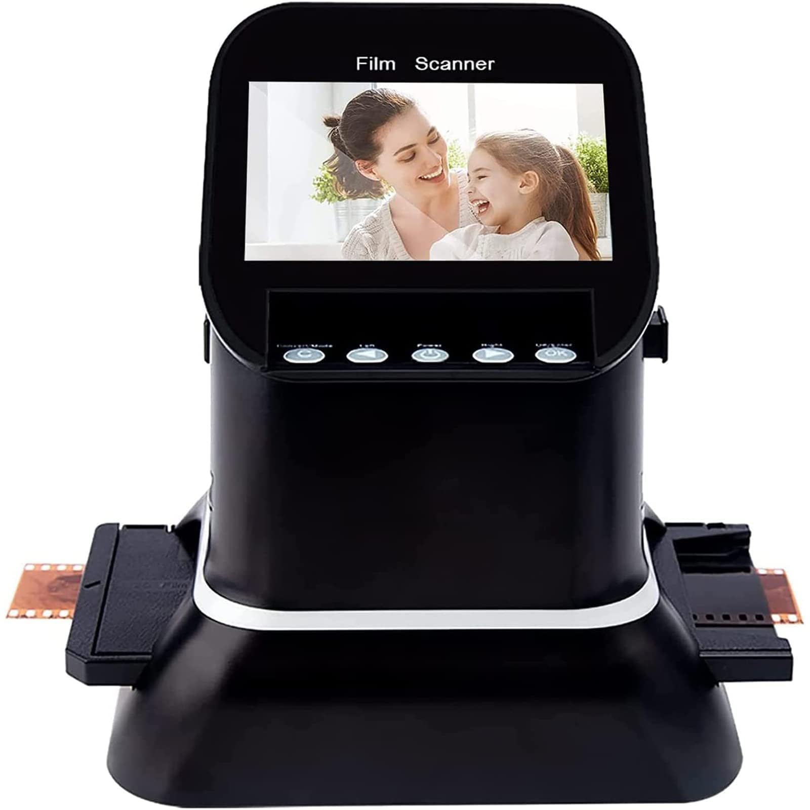 High Resolution 120 Film Scanner - 1080P LCD Digital Film Converter for 35mm/135/126/127 Negatives & Slides to JPEG - Perfect for Archiving Old Photos, Digitizing Family Memories & Professional Photography
