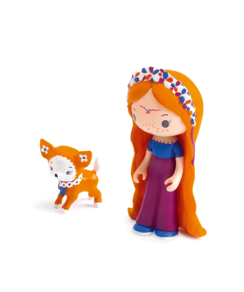 Bluchka & Indie Tinyly Doll Play House - Miniature Dollhouse for Kids Pretend Play, Collectible Toy for Ages 3+ | Perfect for Birthday Gifts, Room Decor & Imaginative Playtime