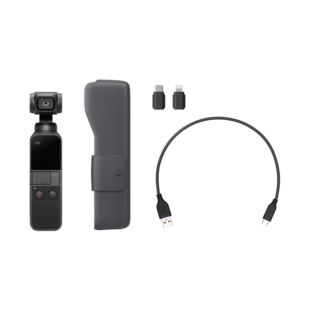 DJI Osmo Pocket 3K Handheld Gimbal Stabilizer - 4K Video Camera for Vlogging, Travel & Action Shots | Compact Portable Stabilized Camera for YouTube, TikTok & Social Media Content Creation