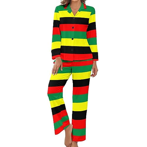 Jamaica Rainbow Striped