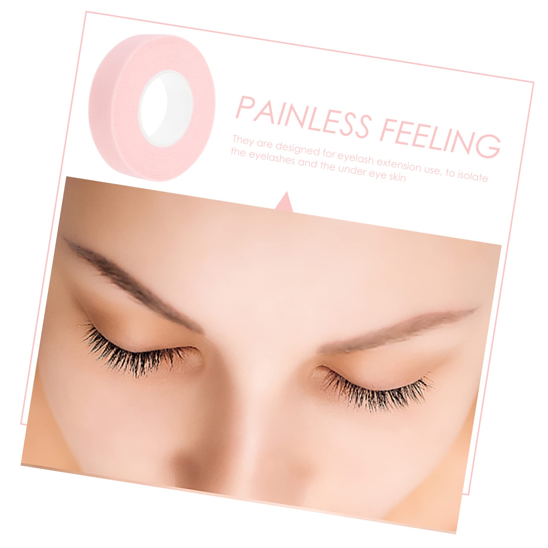 DOITOOL 18 Rolls Microporous Breathable Lash Adhesive Tape - Hypoallergenic Eye Pads for Makeup & False Eyelashes - Perfect for Beauty Salons, Bridal Makeup & DIY Extensions
