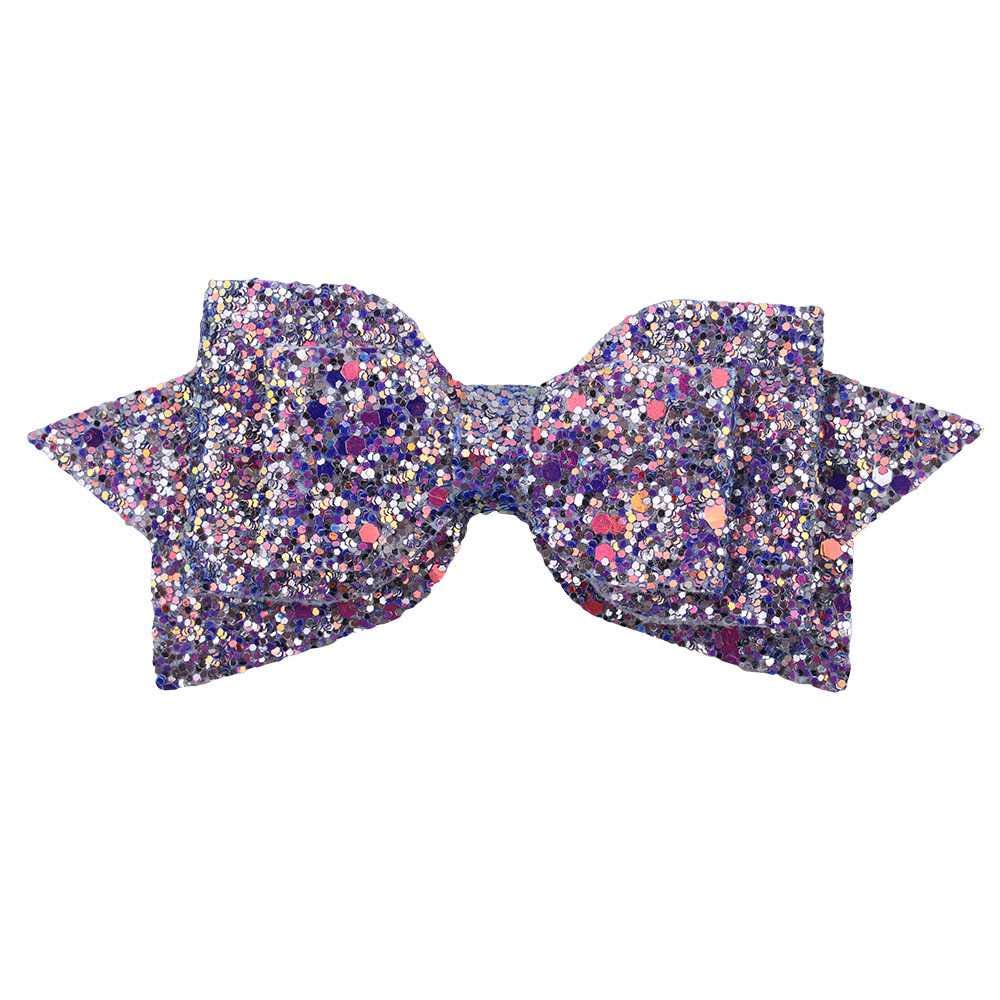 DCUTERQ Glitter Baby Hair Bows Clips - Alligator Barrettes for Girls, Toddlers & Kids | Hair Accessories for Parties, Photos & Everyday Wear