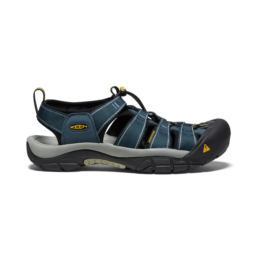 **Men's Newport H2 Sandal Wide - Comfortable Waterproof Hiking Sandals for Men in Navy/Medium Grey | Perfect for Outdoor Adventures, Beach & Travel**