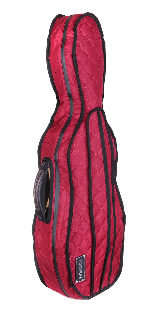 Tonareli Burgundy Violin Case Cover for Shaped Fiberglass Cases - Durable & Lightweight Protection for Violin Cases - Perfect for Travel, Storage & Performance