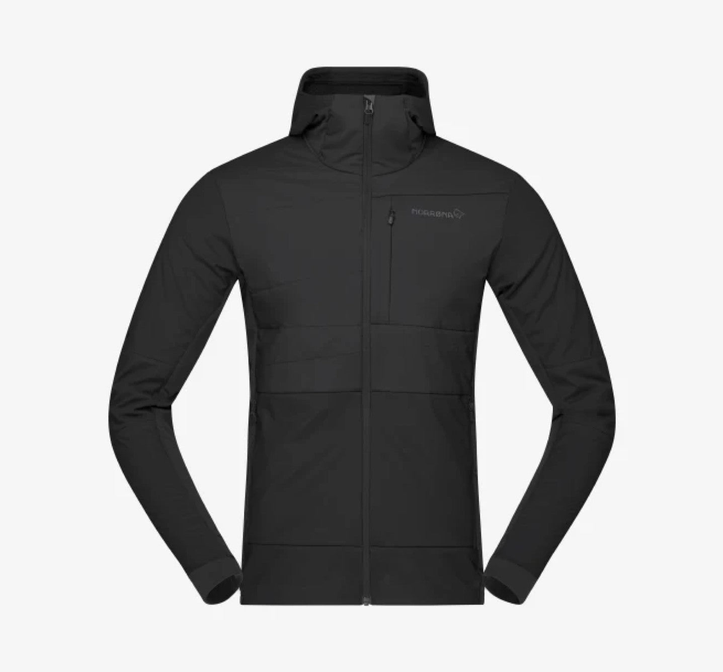 Norrona Falketind Alpha90 Insulated Zip Hood Jacket for Men - Lightweight Winter Hiking & Outdoor Adventure Gear