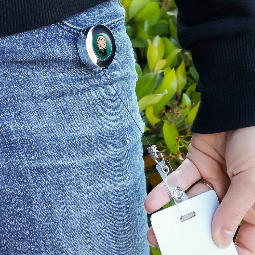Harry Potter Draco Chibi ID Card Holder Clip for Fans & Collectors