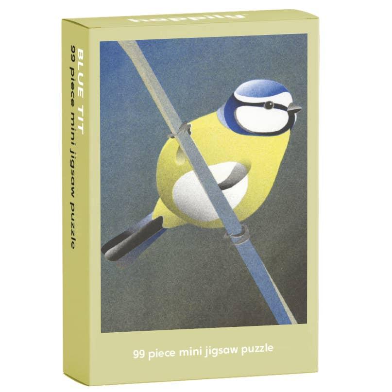 Blue Tit 99 Piece Mini Jigsaw Puzzle - Fun Educational Bird Puzzle for Kids & Adults - Perfect for Family Game Night, Classroom Activities & Relaxation
