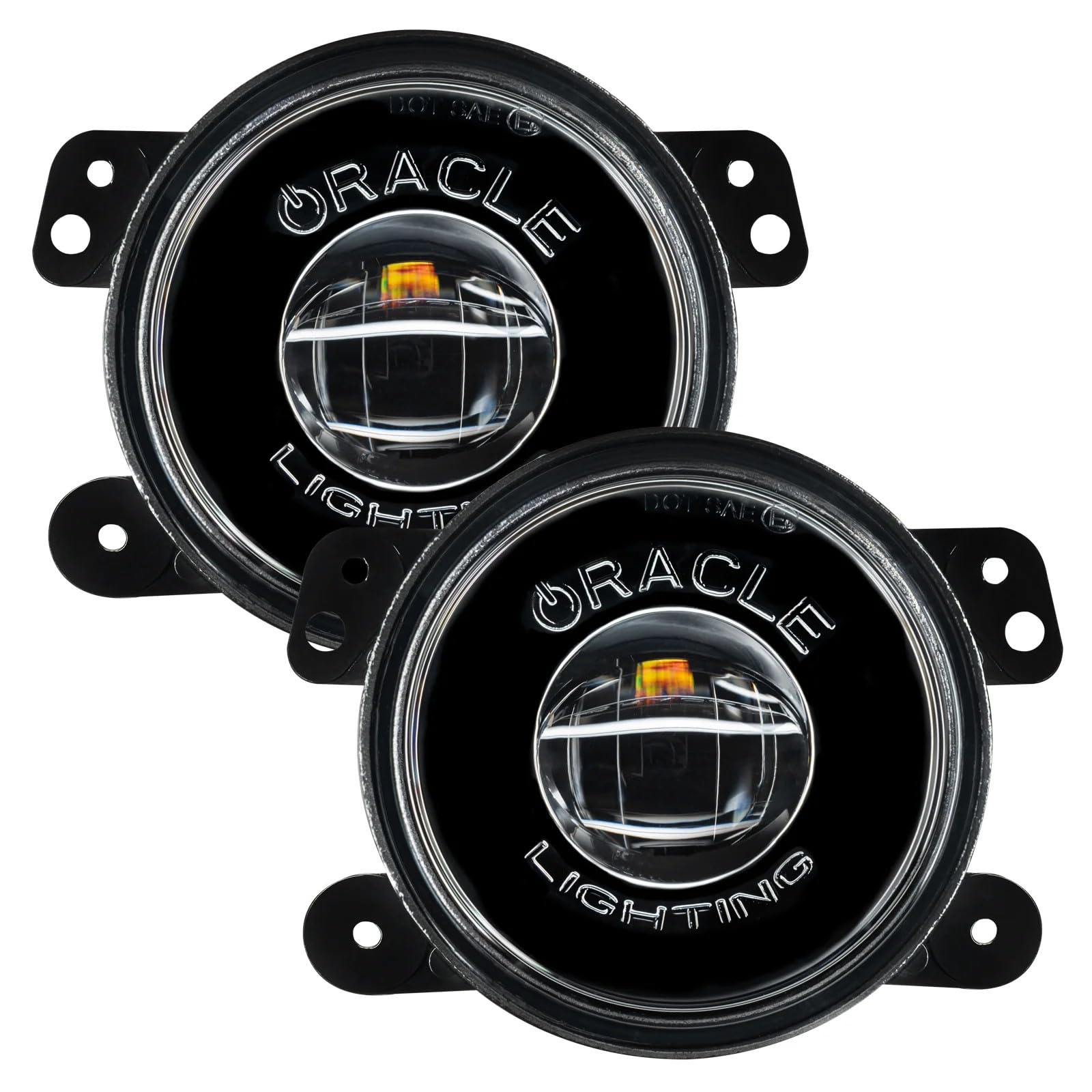 ORACLE Lighting 5846-504 Pair of 20W LED Fog Lights for 2007-2018 Jeep Wrangler JK - High Performance Waterproof Off-Road Lights - Durable Epoxy Sealed Design - Perfect for Night Driving & Off-Road Adventures