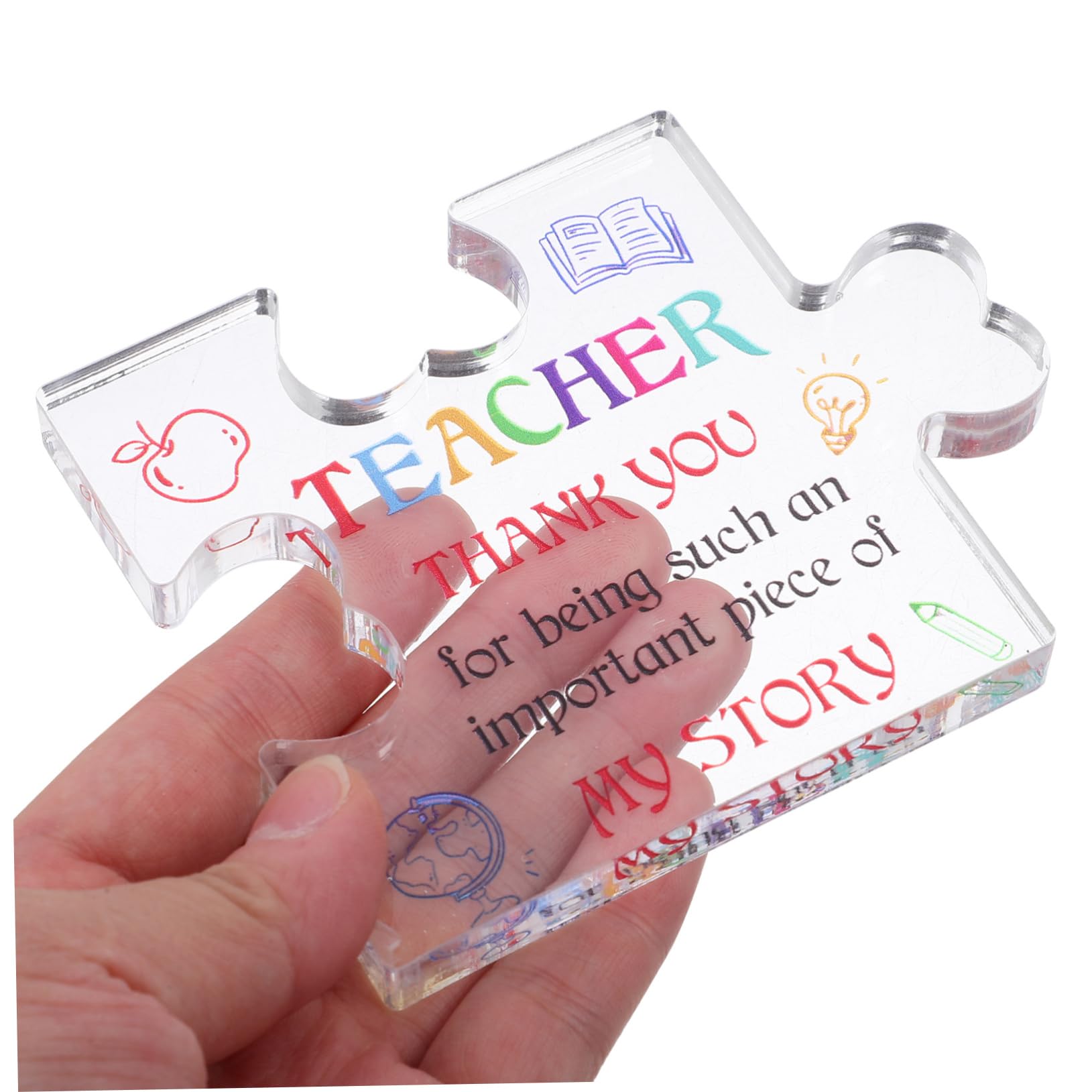 COHEALI Thank You Desk Sign - Elegant Acrylic Office Decor for Teachers, Coworkers & Appreciation Gifts - Perfect for Classrooms, Workstations & Home Offices
