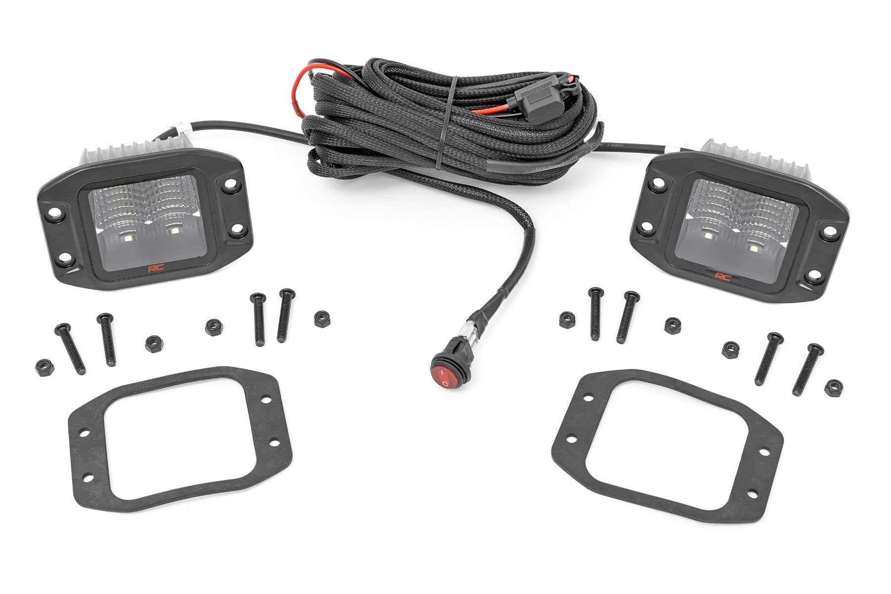 2 Inch Spectrum Series LED Light Pods - Flush Mount Off-Road Lights for Trucks & Jeeps (80803) | Waterproof & Durable for Off-Roading, Camping & Night Driving
