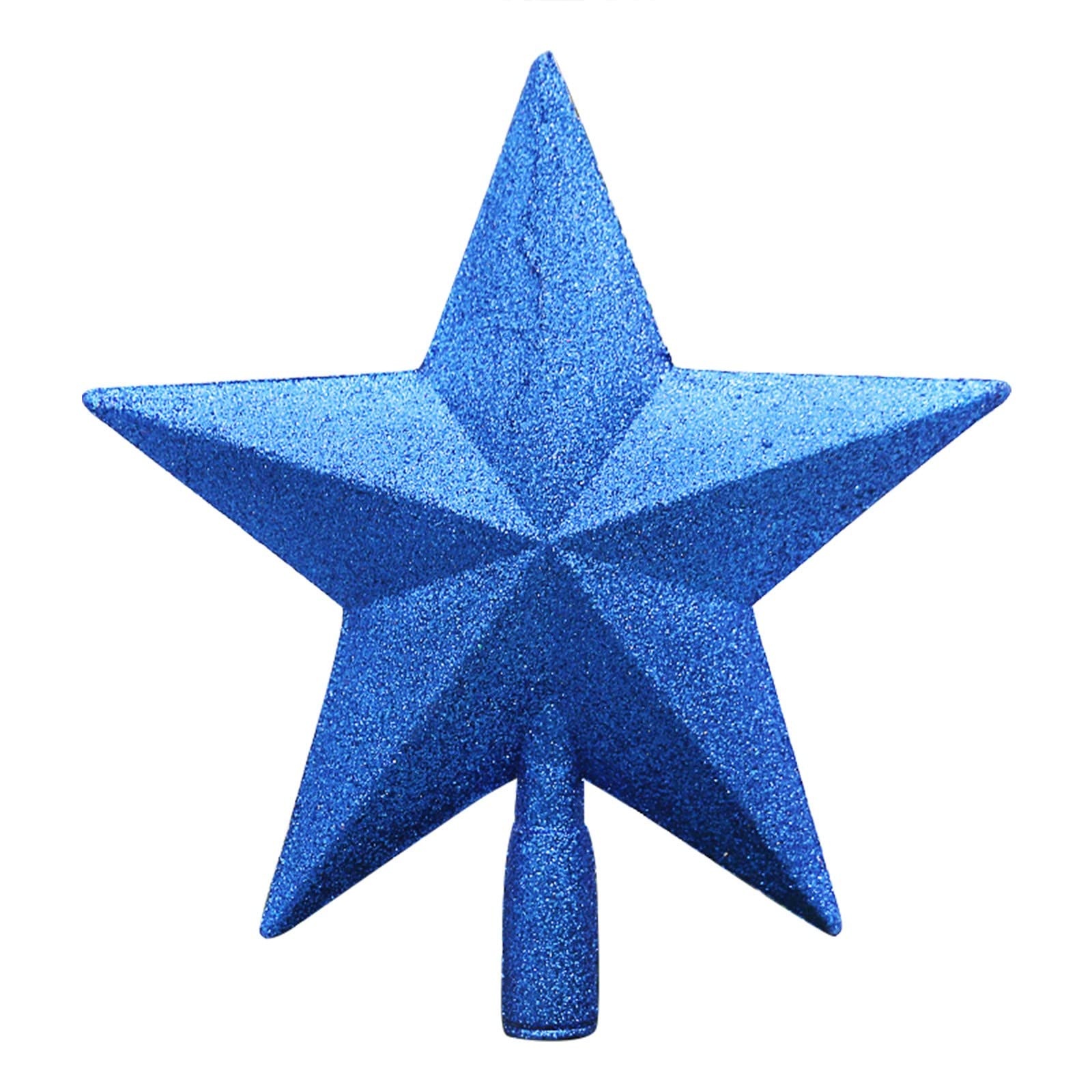 Bachelorette Party Favors & Christmas Ornaments - 5-Pointed Star Tree Topper, Holiday Home Decor, Blue Christmas Tree Decorations for Parties & Celebrations - Perfect for Bachelorette Parties, Christmas Trees, and Festive Home Decor