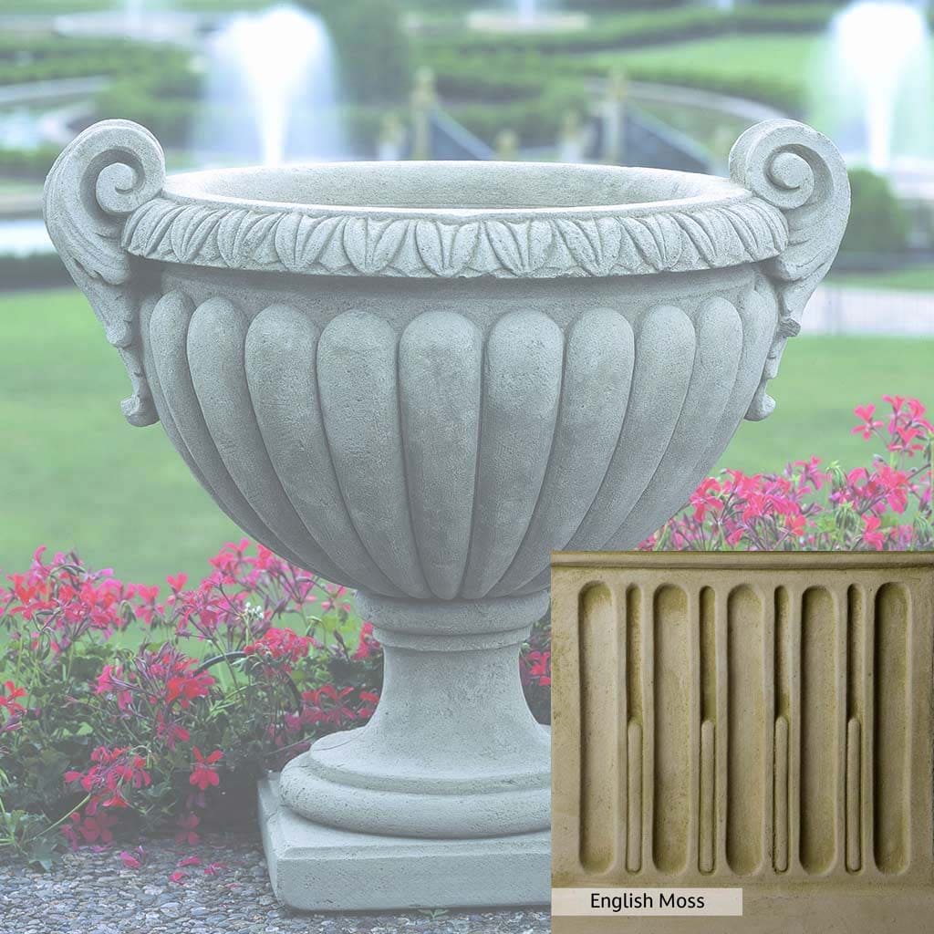 Campania International Longwood Volute Handle Urn - Elegant Garden Planter for Outdoor Decor, Patio, and Landscape Design