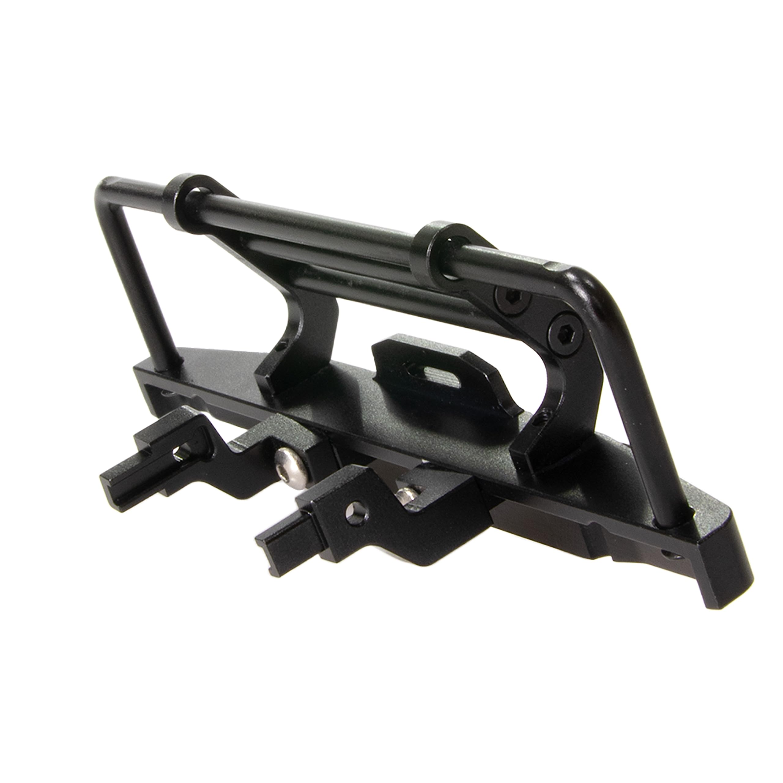 Levigo RC Aluminum Front & Rear Bumper Set for Traxxas 1/18 TRX-4M Defender - Heavy Duty Upgrade Accessories with Enhanced Protection | Perfect for Off-Road Crawling, Rock Climbing & RC Adventure Racing