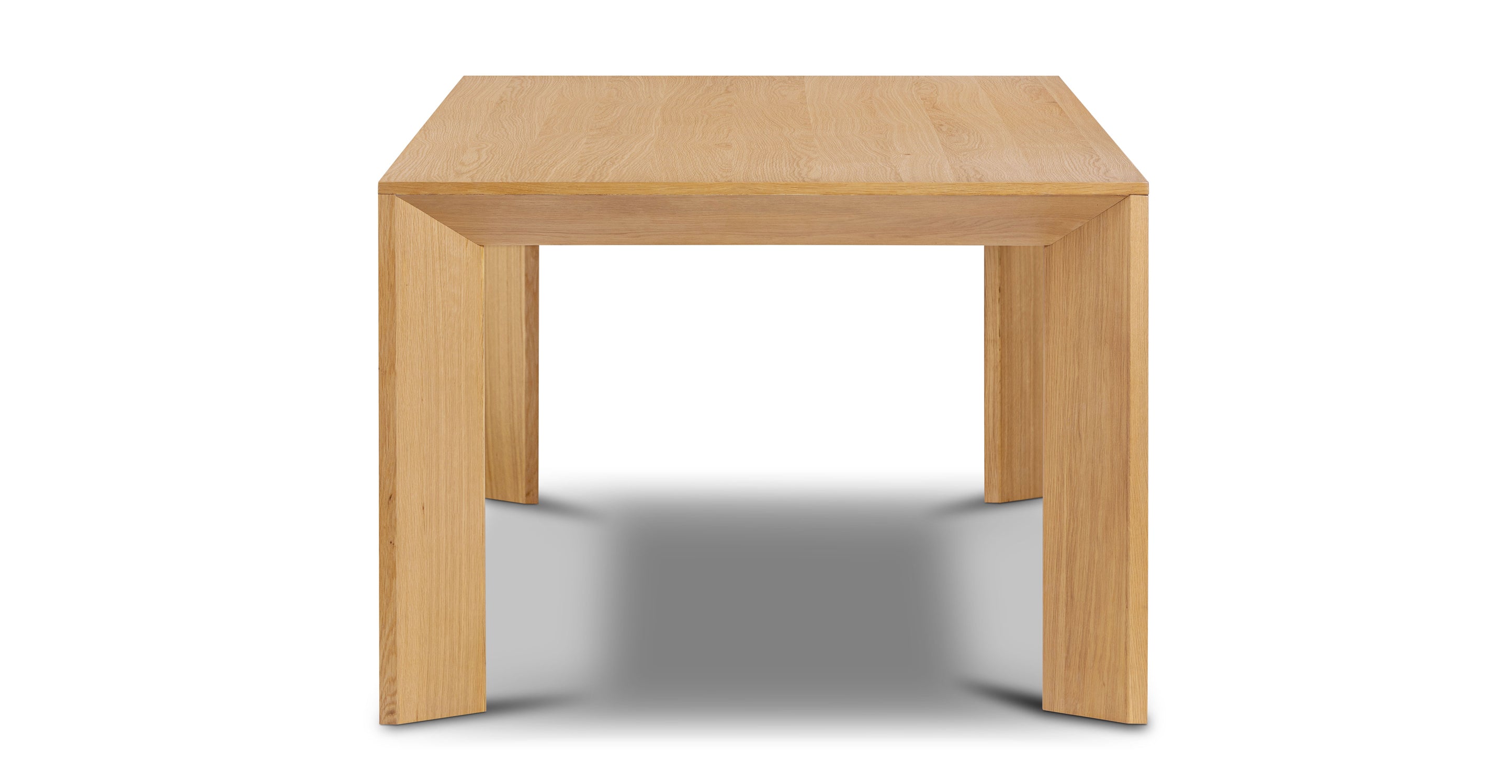 Preston 96-Inch Modern Dining Table - Solid Wood Farmhouse Table for 8-10 People - Perfect for Large Family Gatherings & Dinner Parties