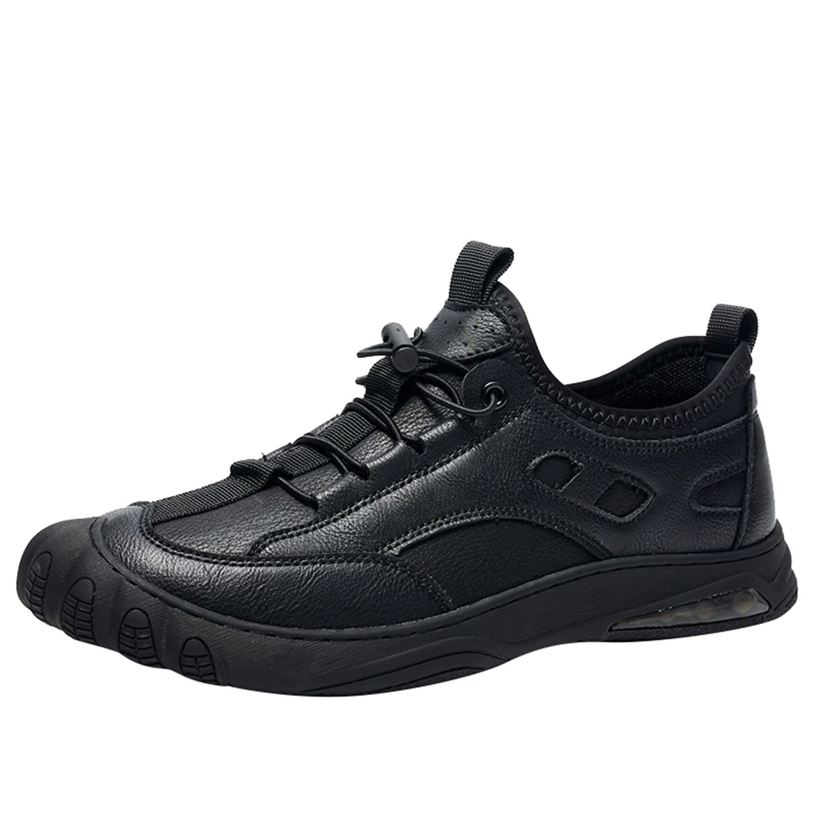 YUHAOTIN Men's Waterproof Travel Shoes - Plantar Fasciitis Sandals for Walking & Running
