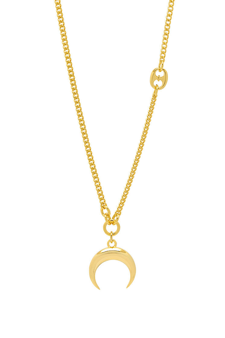 Stylish Men's Horn Pendant Necklace - Gothic Tribal Jewelry for Men - Perfect for Casual Wear, Parties & Gifts
