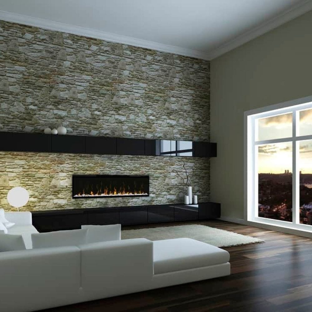 Dimplex IgniteXL 50 Inch Built-in Electric Fireplace - Realistic Flame Effect, Wall Mounted or Recessed Installation, 5000 BTU Heater - Perfect for Living Room, Bedroom, or Office (Model XLF50)