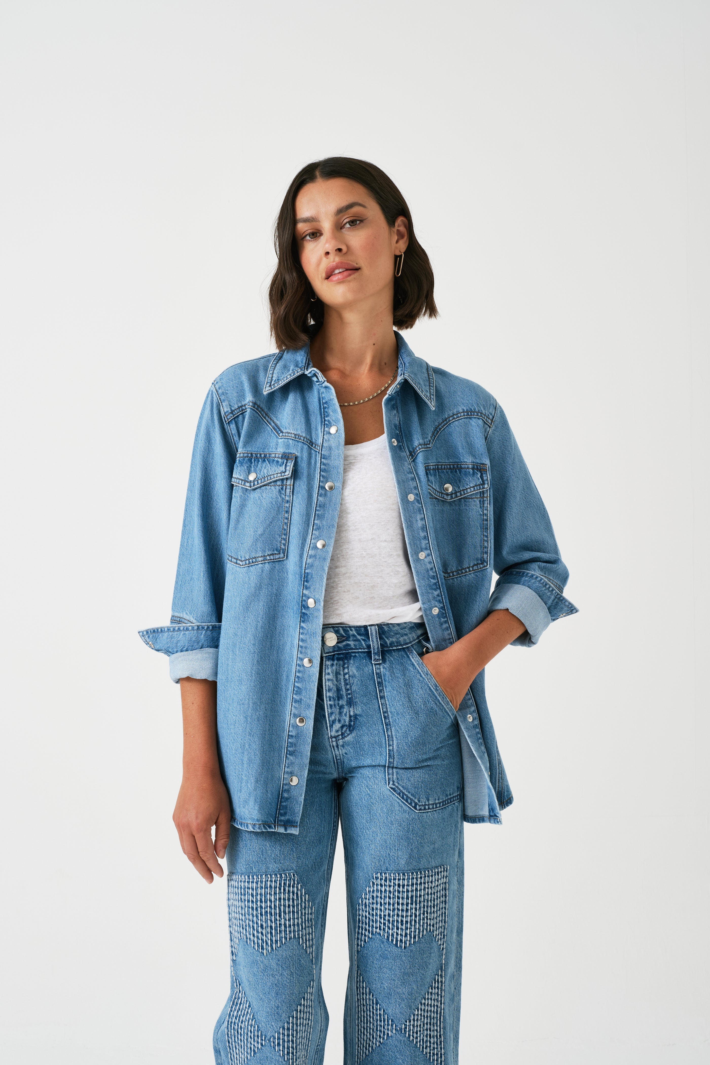 Vintage Dakota Mochi Mia Shirt - 70s Retro Style for Women | Perfect for Casual Wear, Music Festivals & Boho Outfits