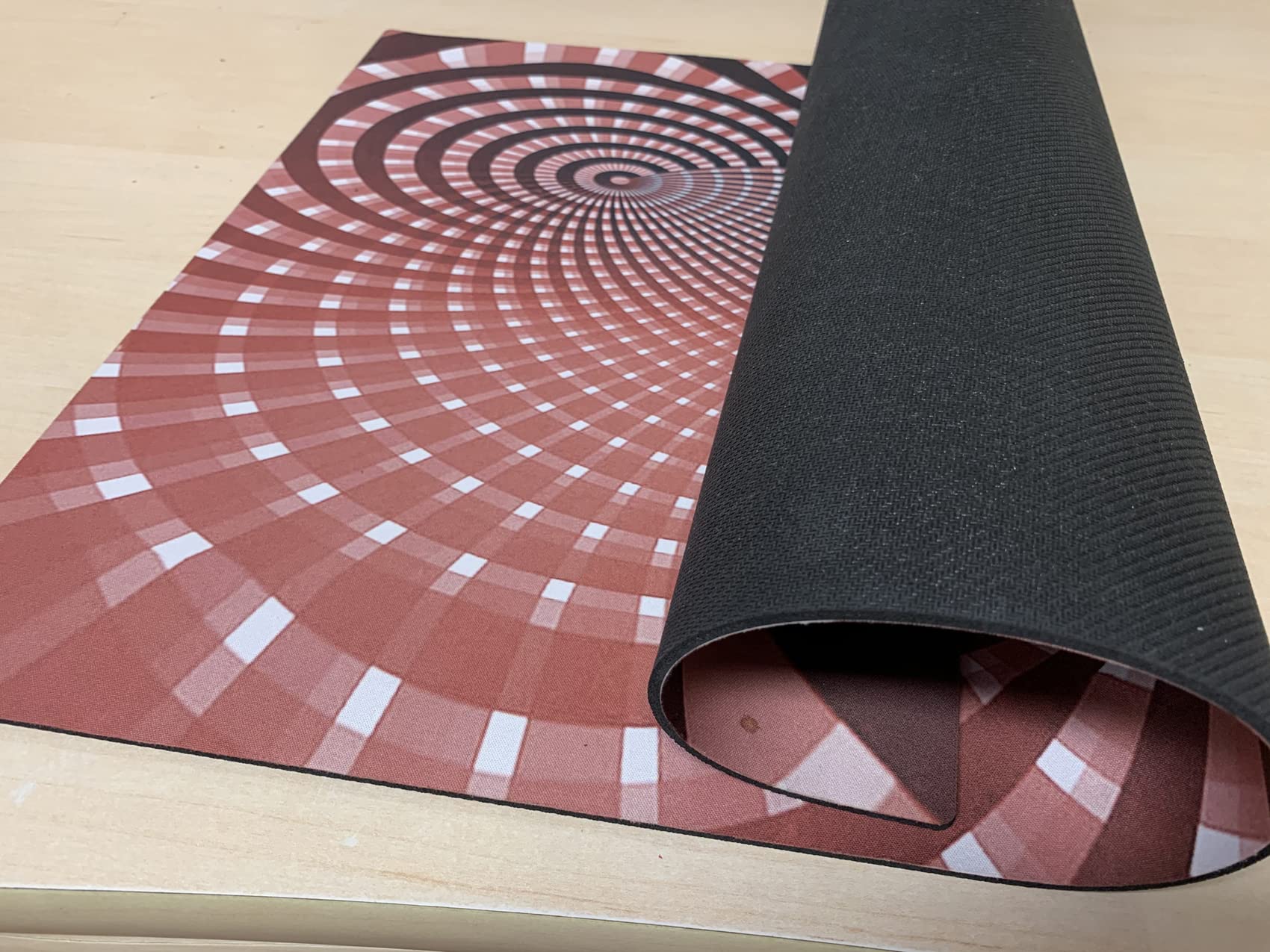 3dRose Pink and Grey Sunset Shores Desk Pad Place Mats Set of 4 - Non-Slip Table Protector for Dining, Office, or Home Decor (dpd-253283-1) - Perfect for Dinner Parties, Daily Use, and Kitchen Protection