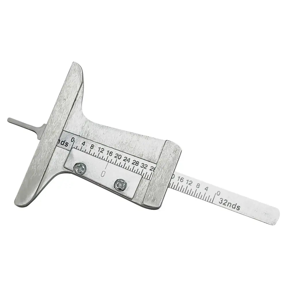 Haltec N 1420H Metal Truck Tire Tread Depth Gauge - Heavy Duty Tire Tread Measurement Tool for Commercial Vehicles, Semi Trucks & Trailers - Perfect for Fleet Maintenance & Safety Inspections