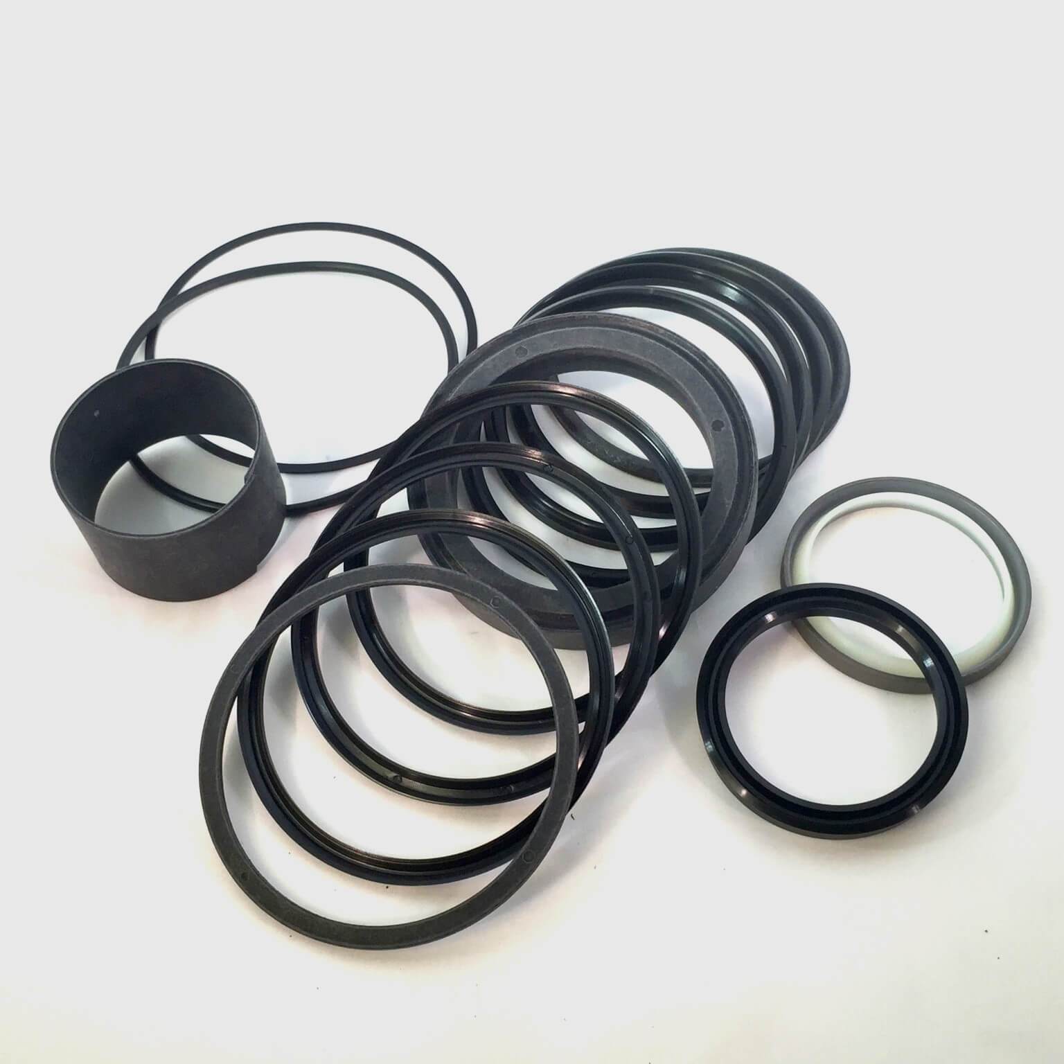 1150B Dozer Tilt & Pitch Cylinder Seal Kit - 2 Pc Piston Seal Replacement for Case Bulldozers - Heavy Duty Construction Equipment Repair Parts