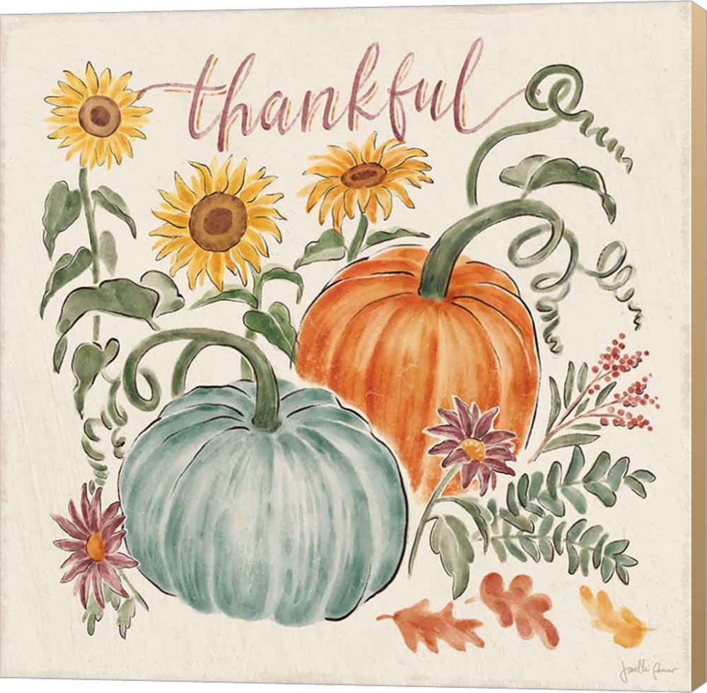 Harvest Jewels III by Janelle Penner - 24x24 Inch Stretched Canvas Wall Art with Khaki Sides, Museum Wrapped - Perfect for Living Room, Bedroom, or Office Decor