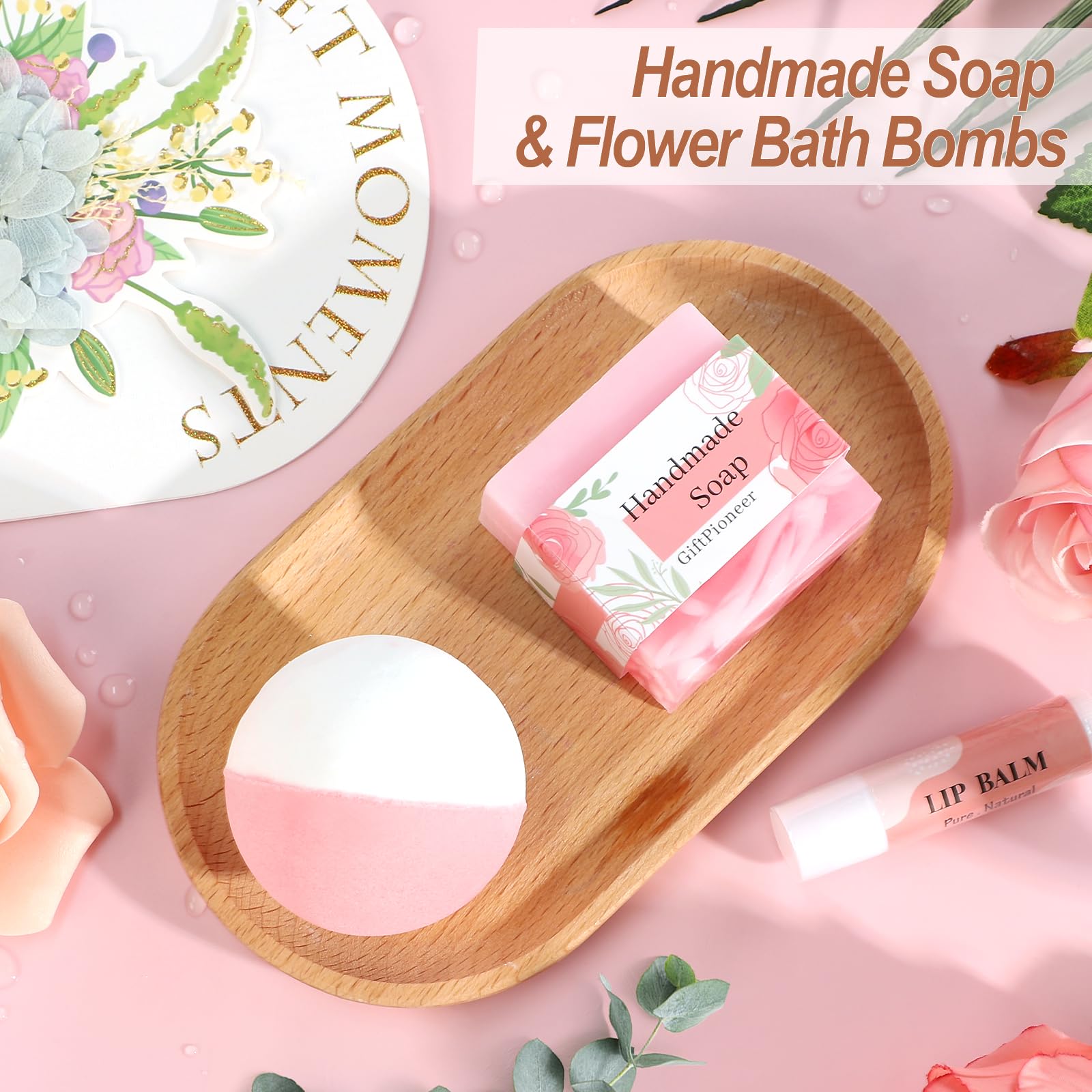 Relaxing Spa Gift Basket for Women - Self Care Gift Set with Flannel Blanket, Luxury Birthday Present Box | Unique Get Well Soon Care Package - Perfect for Mother's Day, Anniversary & Stress Relief Gifts