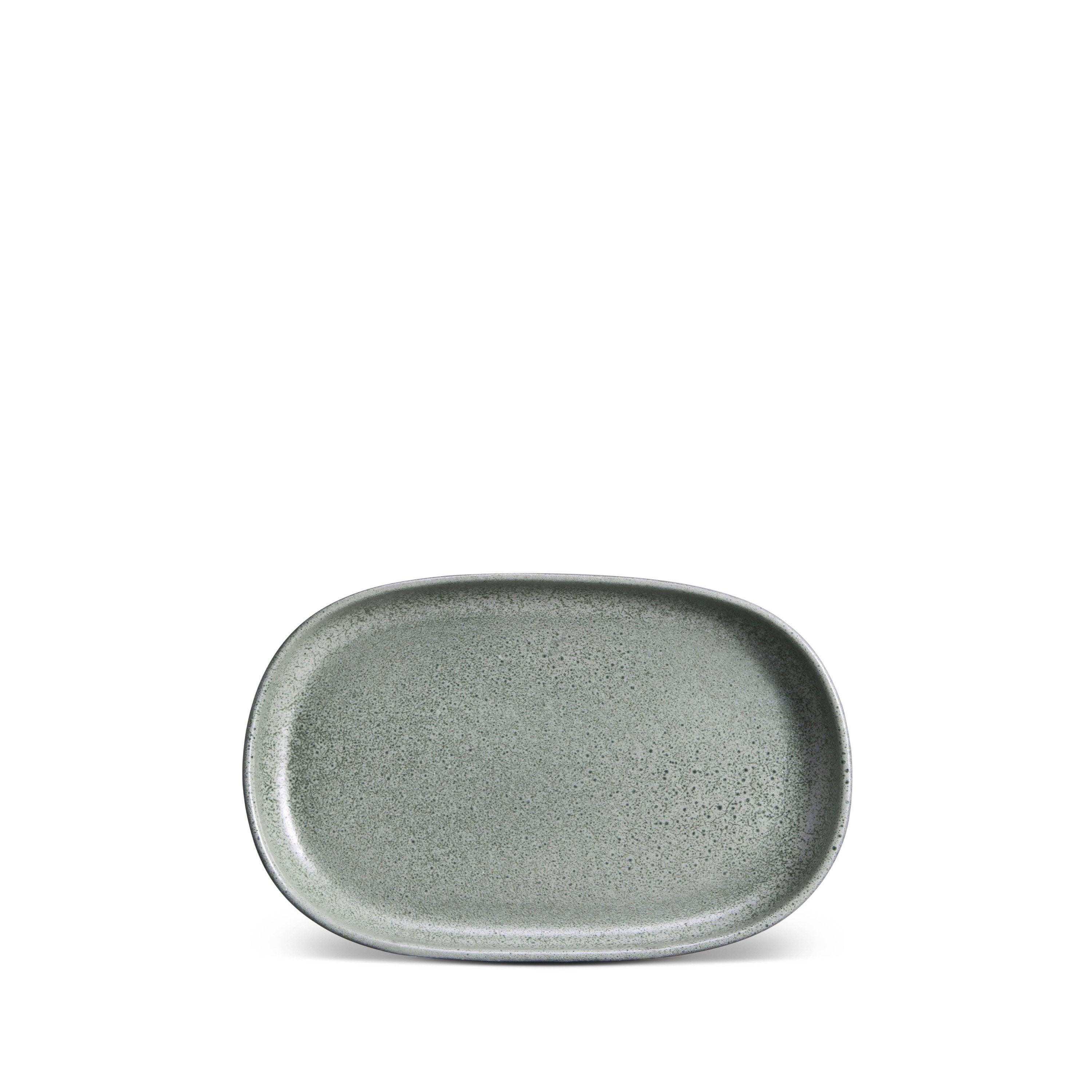 Terra Oval Platter in Seafoam - Elegant Ceramic Serving Dish for Appetizers, Cheese & Charcuterie | Perfect for Dinner Parties, Weddings & Home Decor