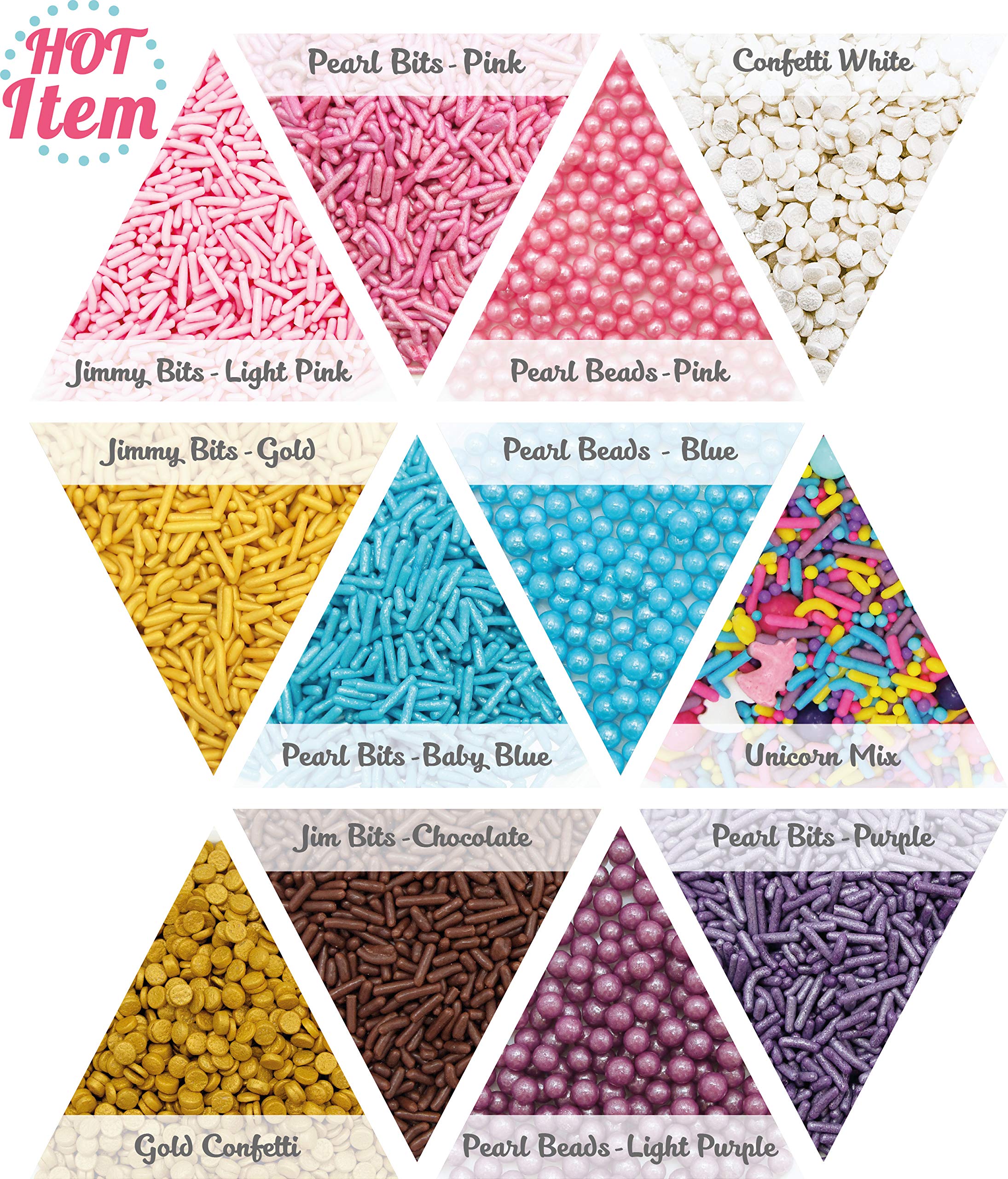 Whimsical Pineapple Candy Sprinkles - Bulk 5 lbs for Baking, Cupcake Decorating & Party Treats - Nonpareil Rainbow Sprinkles for Cakes, Cookies & Desserts