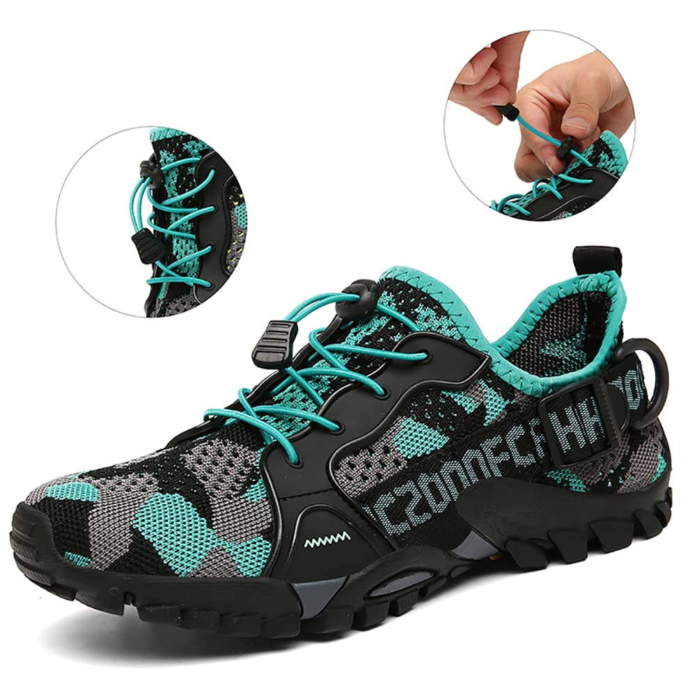 **Men's & Women's Water Shoes - Quick Drying Aqua Shoes for Hiking, Beach, Travel, Trekking & Climbing | Lightweight Outdoor Sneakers for Walking & Water Sports**
