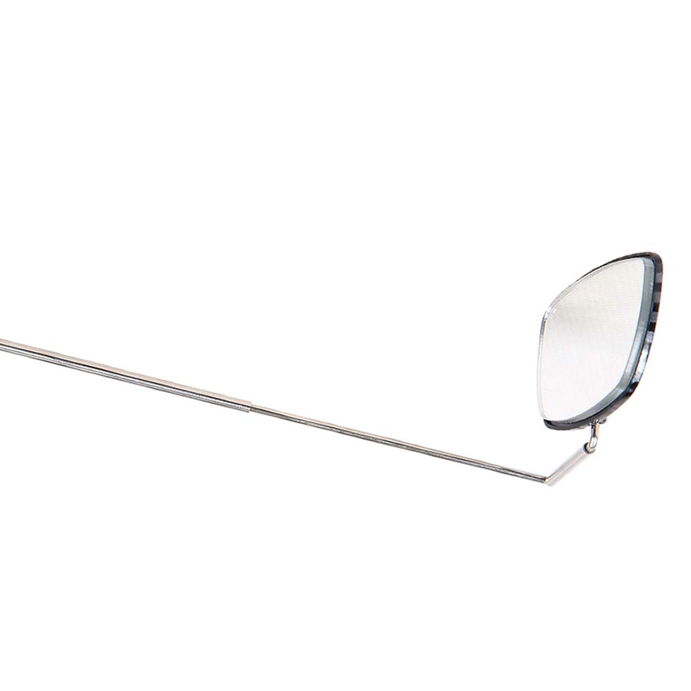 Adjustable Aluminum Alloy Bicycle Eyeglass Mirror - Helmet Mount Rear View Cycling Mirror for Safe Riding | Perfect for Road Bikes, Mountain Biking & Commuting
