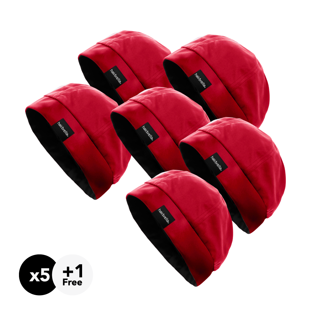 Unisex Satin Lined Sleep Cap Bundle - Hair Protection for Curly & Natural Hair (Buy 5 Get 1 Free) | Perfect for Nighttime Hair Care & Travel